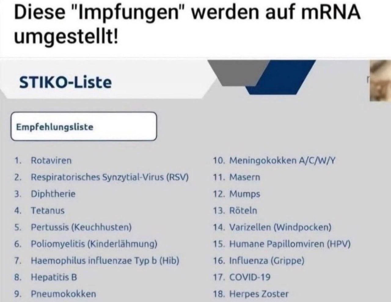 stiko mRNA Impfungen